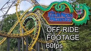 Loch Ness Monster Off-ride Footage (60fps) - Busch Gardens Williamsburg Roller Coaster