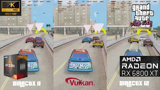 GTA Vice City Definitive Edition DX11 vs. Vulkan vs. DX12 | 6800XT + 5900X | 1440p Ultra