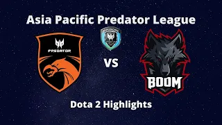 TNC vs BOOM | Dota 2 Highlights | Asia Pacific Predator League 2021