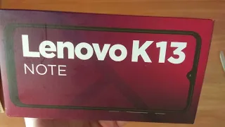 Lenovo k13 note unboxing, scratch, film, case, распаковка. Мини обзор, чехол. ЦАРАПИНА на экране.