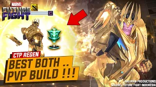 All In This King Meta Both !!! PVP Build King Thanos T3 CTP Regen Test  - Marvel Future Fight