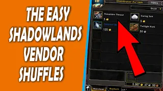 Make Gold Whilst AFK! | Easiest Way to Make Gold in Shadowlands | The Vendor Shuffle