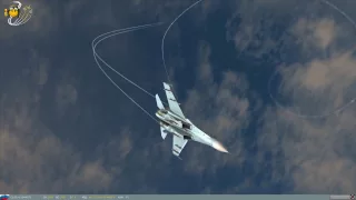 DCS World Ближний воздушный бой Су-27 vs F-15C