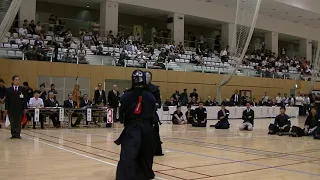 第62回全日本実業団剣道大会　準々決勝戦　代表戦　富士ゼロックス(本社)北川ー九電工(本社)村岡