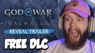 FREE DLC!! God of War Ragnarok VALHALLA REACTION!!