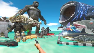 FPS Avatar Rescues Sea Monsters and Fights Reptiles and Primates - Animal Revolt Battle Simulator