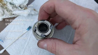 Nova D792SB repair - rear wheel 11 speed hub