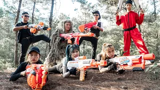 LTT Nerf War : Special Police SEAL X Warriors Nerf Guns Fight The Cowboy Captured Two Girls