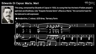 Eduardo Di Capua: Maria, Marì MR in C minor