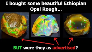 Rough Ethiopian Opal Parcel Unboxing/Review (Sameer Ali)