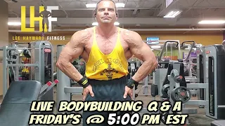 December 2nd - LIVE Total Fitness Bodybuilding Q and A with Lee Hayward