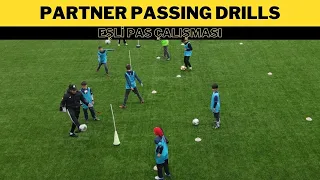 Partner Passing Drills | U11 - U12 - U13 - U14 | #passing #drill