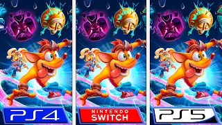 Crash Bandicoot 4 | Switch - PS4 - PS5 | Graphics Comparison & FPS
