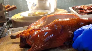 #HongKongstreetFood Super#Roastedgoose，Roasted#PorkBelly #CharSiu #BBQork #ASMR #Travel #foodstreet