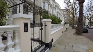 Short Walk In Holland Park Including Celebrity Homes of David Beckham & Simon Cowell