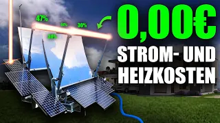 Wahnsinn! 0€ Heiz- und Stromkosten mit Solar-Muschel? 100% Autarkie