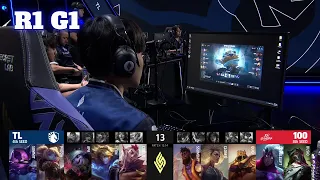 TL vs 100 - Game 1 | Round 1 Playoffs S13 LCS Summer 2023 | Team Liquid vs 100 Thieves G1 full