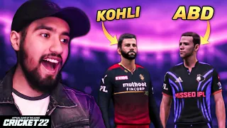 AB De Villiers plays AGAINST Kohli's RCB 😱  | Cricket 22