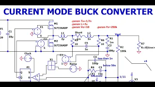 LTspice Current Mode Buck Converter