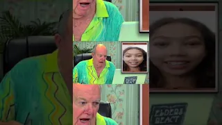 Using " Elders react " filter on Snapchat . Check it out 🤩