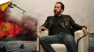 Nicolas Cage Interview for 'USS Indianapolis' in Moscow (2016)