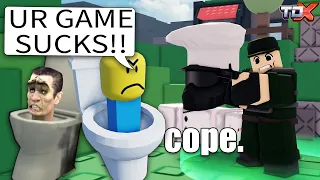 reading TDX hate comments (toliet tower defense)