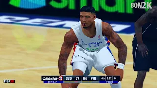 Gilas Pilipinas vs South Sudan I Q4 FINAL GAME| Fiba World Cup Game 2023 FIBA2K Simulation #fiba2k