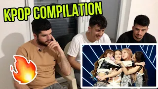 FNF Reacting to KPOP Compilation for @daimozone | KPOP Reaction