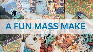 Mass make white page cover ups for your junk journals
