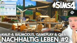 Die Sims 4 Nachhaltig Leben LIVE Gameplay + Q&A 🔴 Kauf- und Baumodus, Gameplay,... 💚