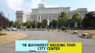 BUCHAREST WALKING TOUR 2021 4K-UHD| IZVOR THE PALACE OF THE PARLIAMENT