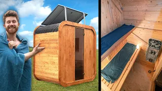 Eigene Outdoor-Sauna bauen! (+Solarpanel)
