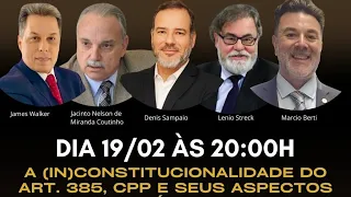 A (in)constitucionalidade do art. 385, CPP e seus aspectos Práticos