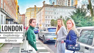 Ultimate wealthy London Walk, Belgravia and Knghtsbridge! Posh, Expensive and stylish! 4K HDR