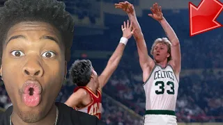 HE CANT MISS?!? Larry Bird Career High 60 Points vs Hawks Highlights (1985) | REACTION