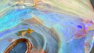 Boulder Opal with Resin