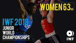 Women's 63kg A | IWF Junior World Championships 2018