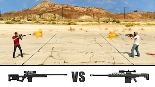 GTA V - Sniper vs Heavy Sniper