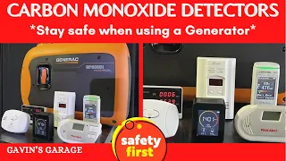 Best Carbon Monoxide Detectors when using a GENERATOR / For Home and RV.