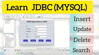 How to Connect to MySQL Database, Insert, Update Delete and Search Java NetBeans - Full Tutorial