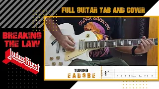 Judas Priest- Breaking The Law- Guitar Cover | Screen TAB