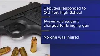 Old Fort High School student arrested for bringing gun to school Tuesday
