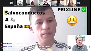 PRIXLINE ✅ SALVOCONDUCTO 😃 para IR a ESPAÑA 🇪🇸 👍 (la próxima semana)