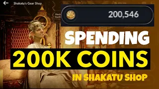 BLACK DESERT MOBILE: SPENDING 200K GOLD COINS IN SHAKATU SHOP!!! RED DROP!?