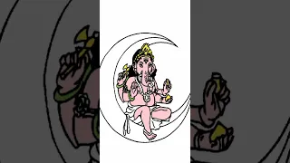 How To Draw Lord Ganesh With 2222 | How To Turn 2222 Into God Ganpati Drawing Step By Step #pinting