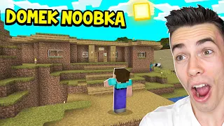 ZBUDOWALIŚMY DOMEK DLA NOOBKA w Minecraft!