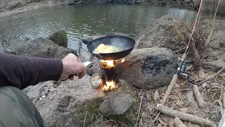 DIY Coffee Can Stick Stove and Crappie Catch, Clean, Cook, Shore Lunch