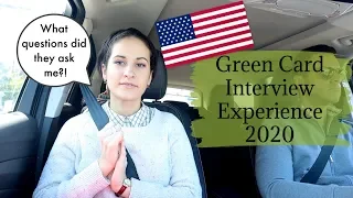 GREEN CARD INTERVIEW EXPERIENCE 2020 || How long did It take to get my Card?!