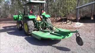 how to operate a John Deere tractor Part 2 driving