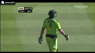 Shahid Afridi 65 Runs in 25 Balls vs Newzealand